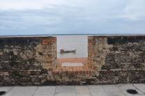 Vista para o rio no Forte do Presépio, em Belém - PA